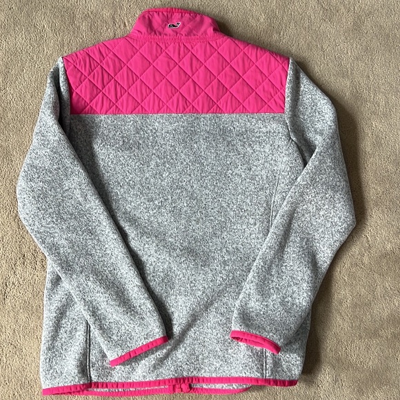 💕 NWOT Girls Vineyard Vines Fleece Jacket SZ 14 💕 - Picture 5 of 5